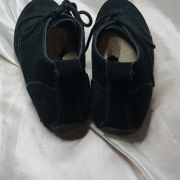 Eddie bauer black suede mocassin shoes - Picture 3 of 7